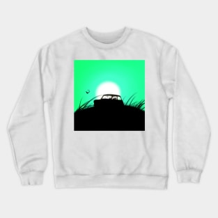 Classic Mini Sunset Green Crewneck Sweatshirt